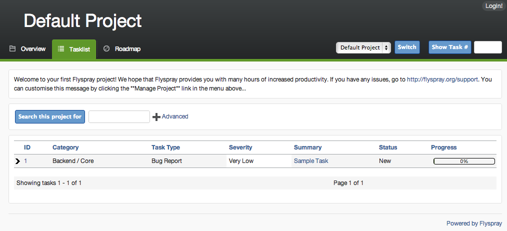MantisBT: bug tracking system for "Web Archiving Bucket"