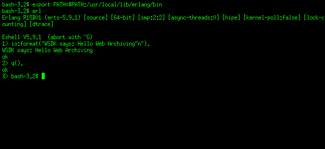 Hello Web Archiving on Linux