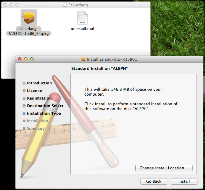 run OSX dmg installer
