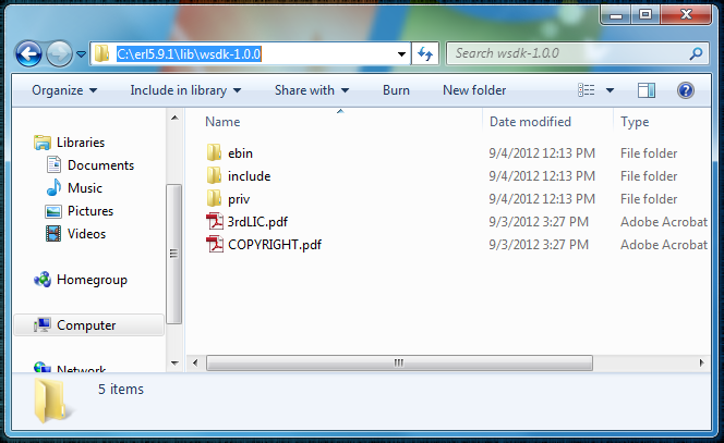 WSDK install on Windows